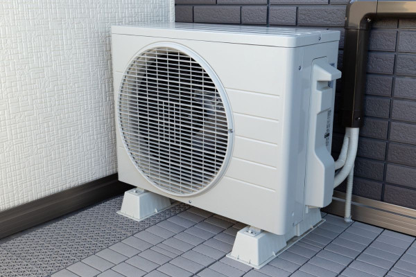 A reverse-cycle air conditioning system outside of a Western Australian home.