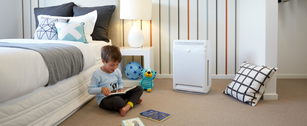 Air filter and air purifier at home.