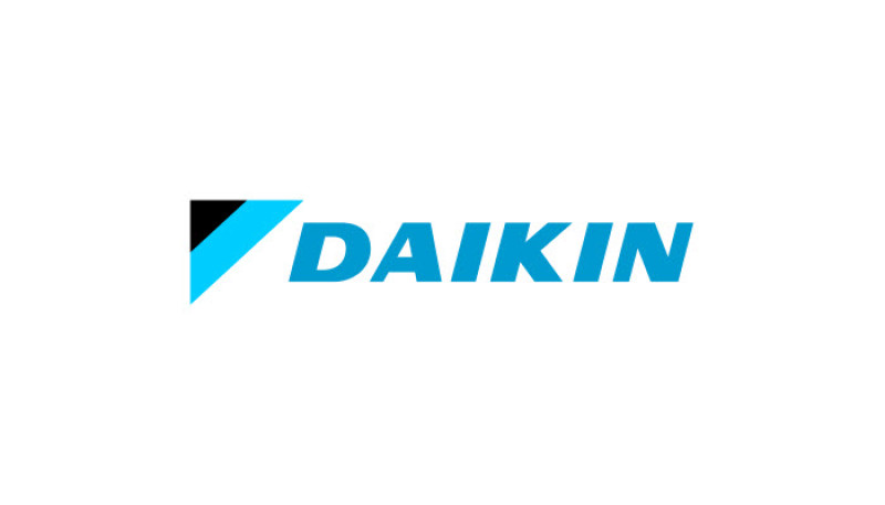 Daikin split system air conditioning logo.